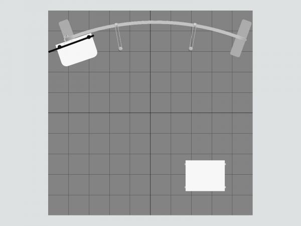 SYK-1049 Symphony Portable Displays -- Plan View
